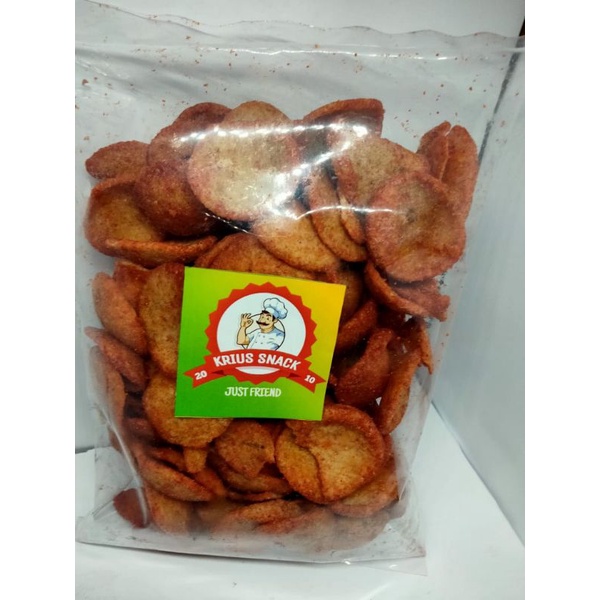 

Basreng pedas/Bakso goreng pedas