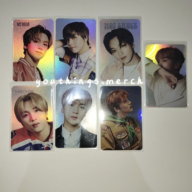 WTS want to sell photocard haechan nct dream 127 regular merchandise md hologram hot sauce hello fut