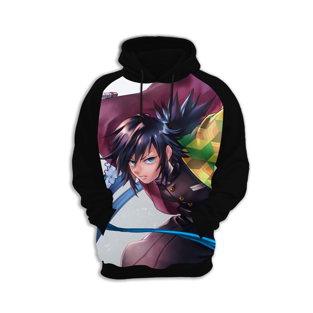 HOODIE JACKET 3D GIYU TOMYOKA ALL SERIES DEMON SLAYER FULLPRINT