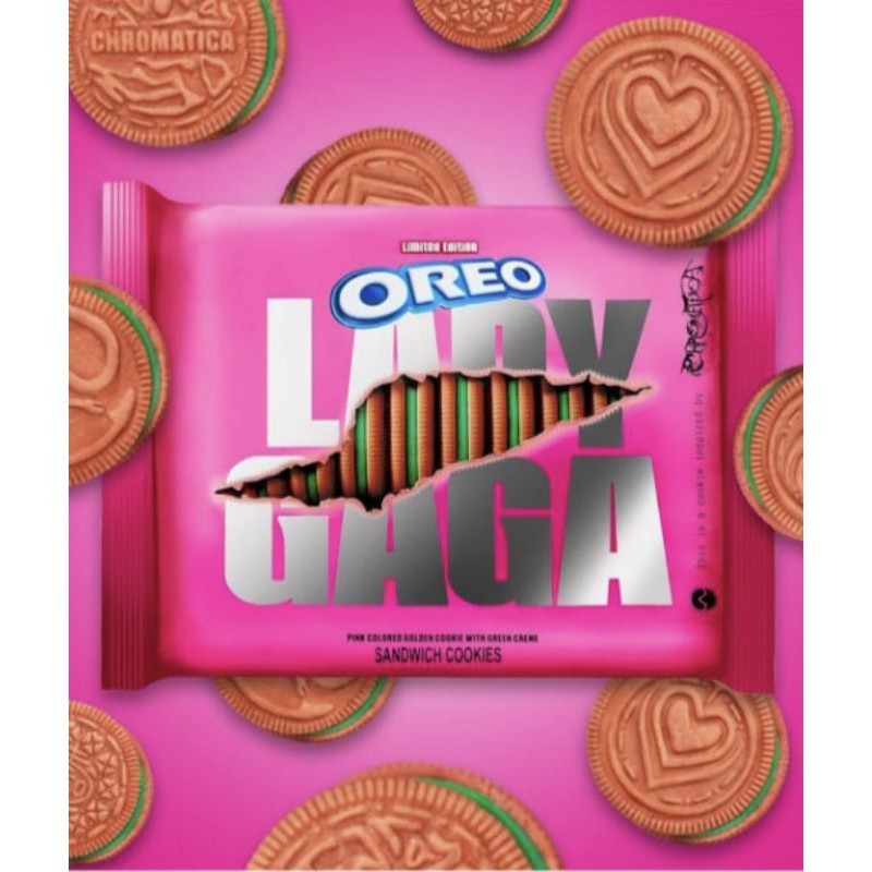 

READY STOCK OREO X LADY GAGA OREO CHROMATICA LIMITED EDITION 345 GR