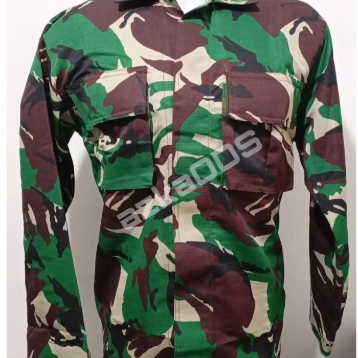 TERMURAH- Baju PDL TNI Semi Wool Full puring Halus - Tactis Komando - B3