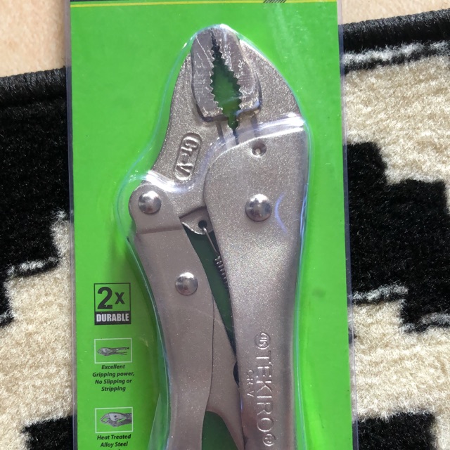 TANG BUAYA TEKIRO 10 INCH Bengkok vice grip locking pliers tang jepit / Alat perkakas bengkel