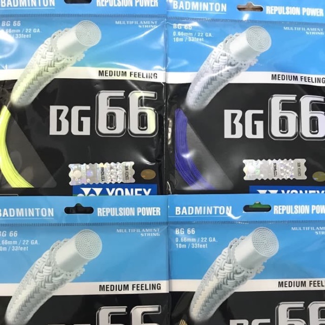 Senar Raket Yonex BG 66 Sunrise Original