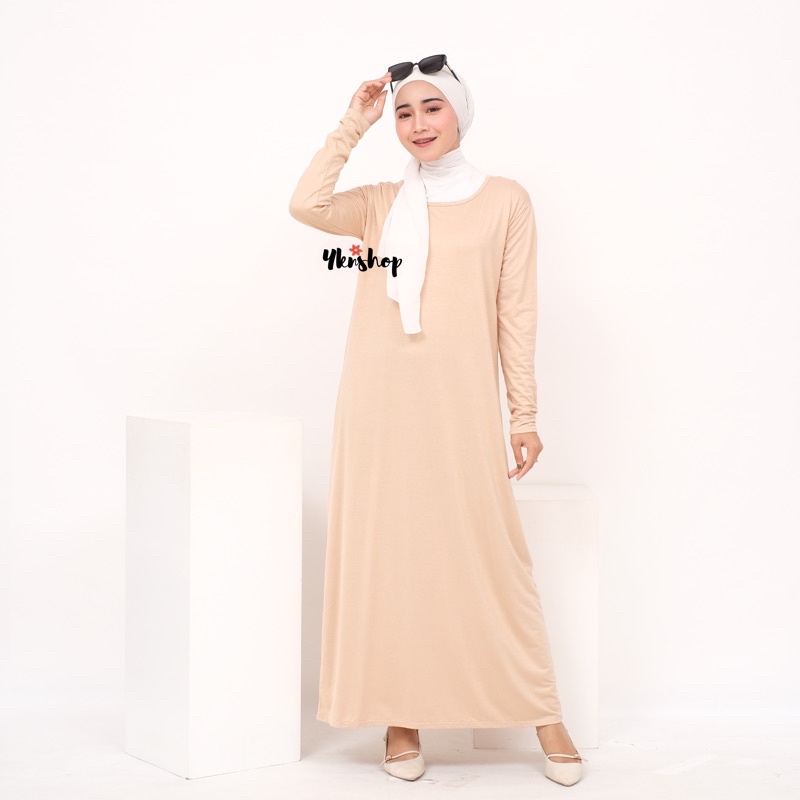 Manset Gamis Bahan Rayon Super/Inner Dress Bahan Rayon