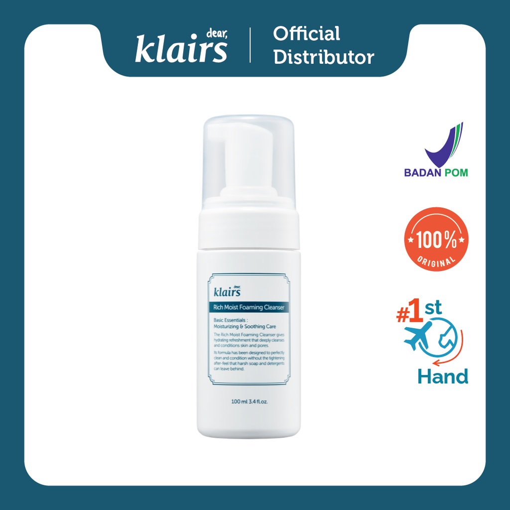 Dear Klairs Rich Moist Foaming Cleanser