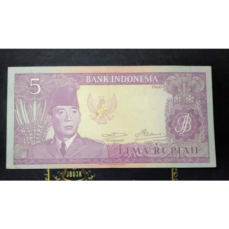 Set Rp.5 Soekarno dan 5000 Seri Pekerja