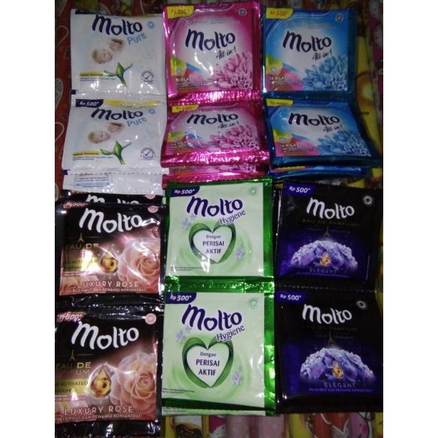 Molto sachet softener pelembut pewangi pakaian 20ml