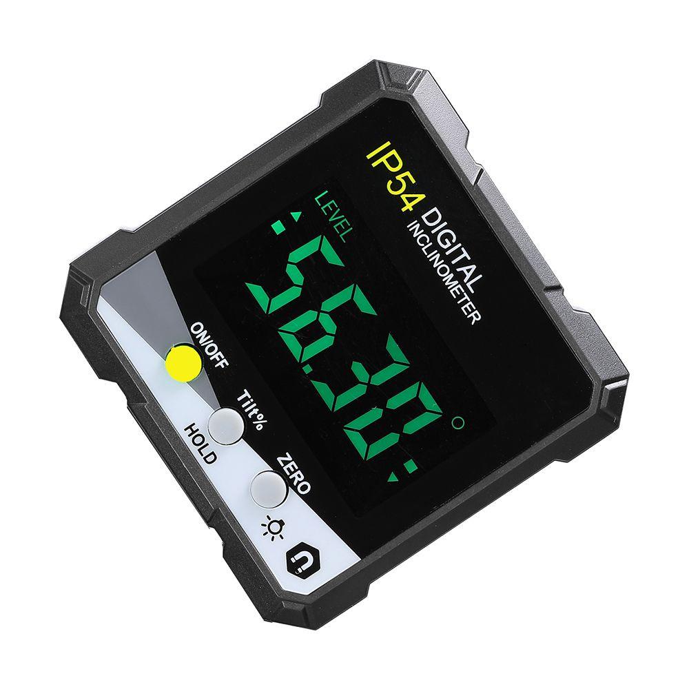 Solighter Digital Inclinometer Protractor Layar LCD Tahan Air Portabel