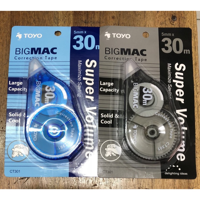 

Bergaransi Correction Tape /Tipex Kertas Bigmac Ct301 Toyo Terbatas