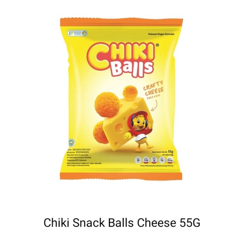 

Chiki balls Snack cheese 55gr