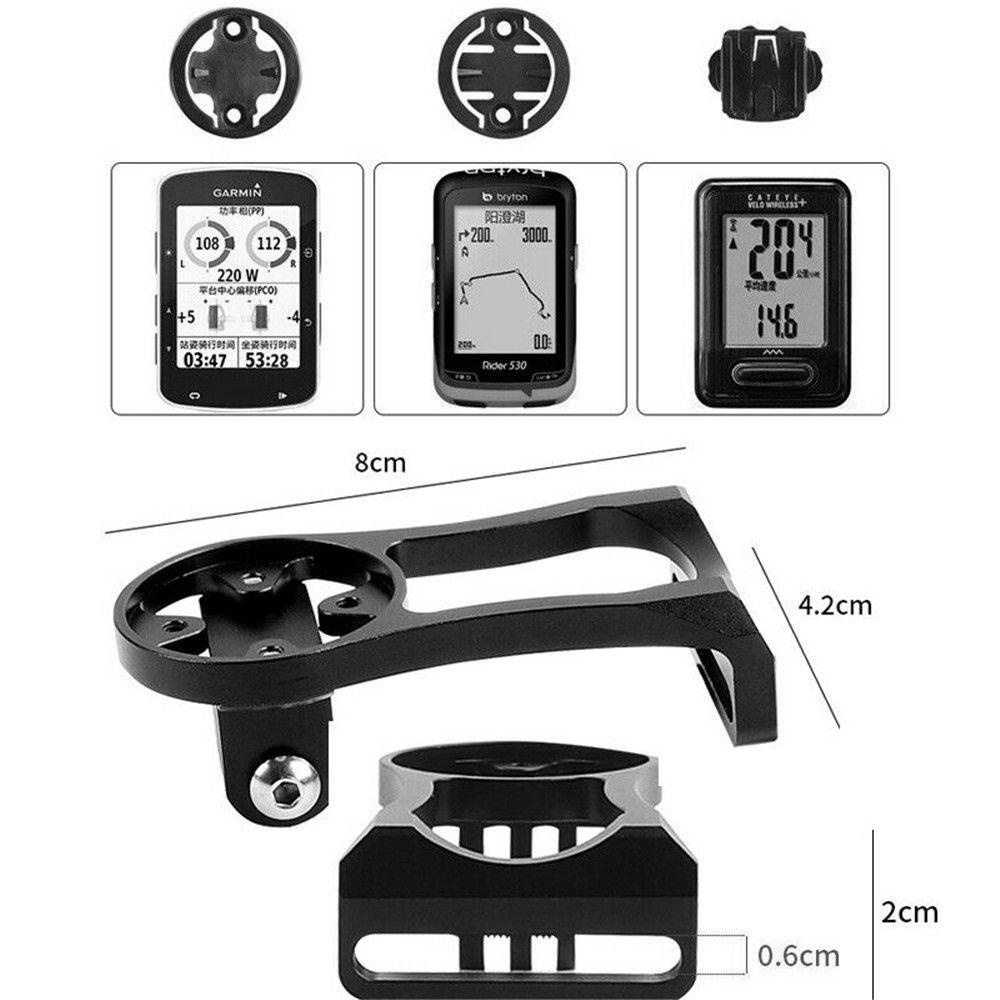 Rebuy Bike Computer Mount Bicycle Untuk Garmin Bryton Cateye GoPro Light Aluminium Alloy Extension Bracket