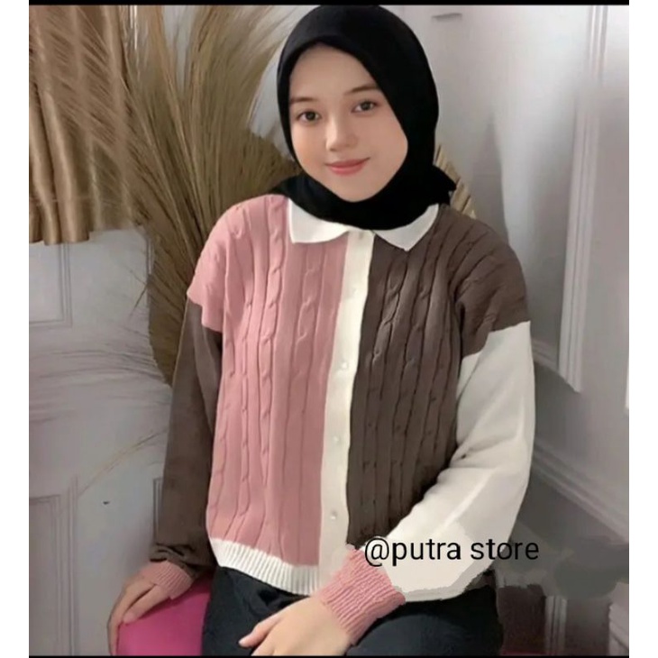 Lalisa Cardi Cable Combo premium