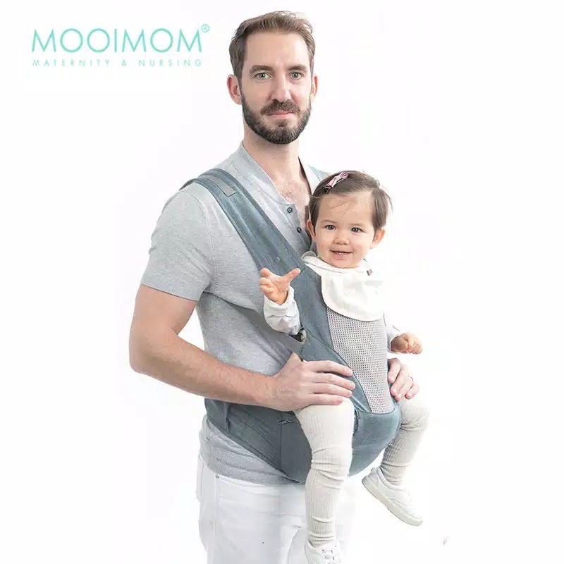 MOOIMOM Breathable Hipseat Carrier Gendongan Bayi