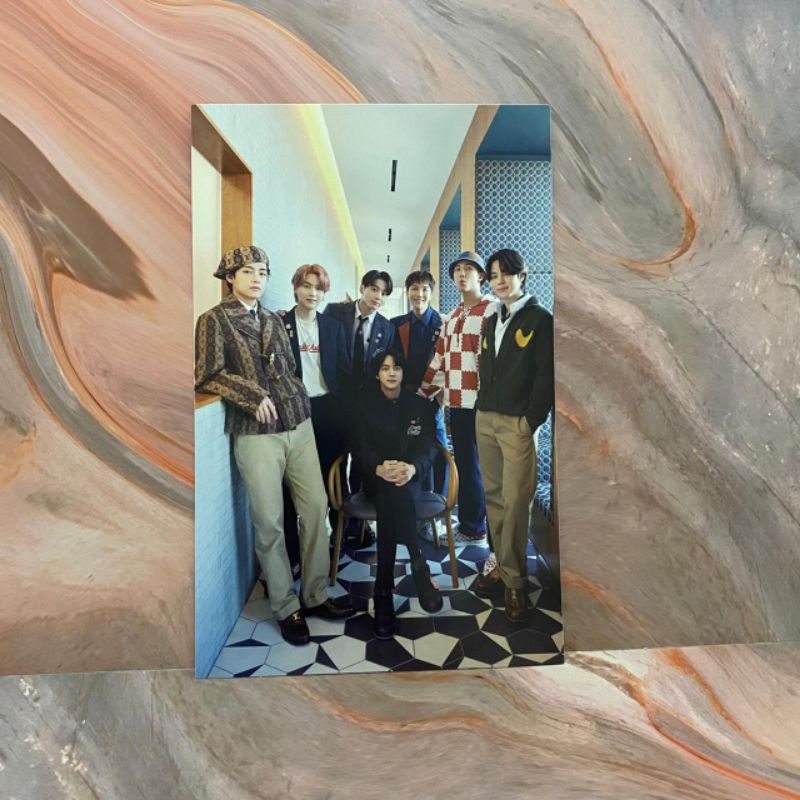 BTS Official Dicon 101 Postcard Group OT7 RM Suga Jin Jhope Jimin V Jungkook Namjoon Yoongi Seokjin 
