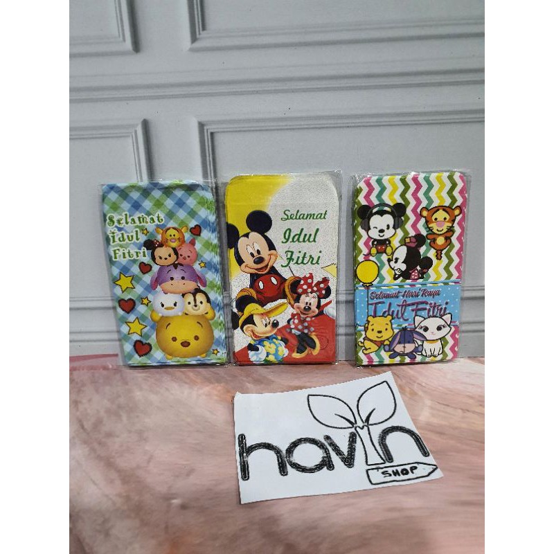 AMPLOP LEBARAN ukuran. S (5.5cm X 9cm)/ANGPAO IDUL FITRI uk. S-Tsum Mickey