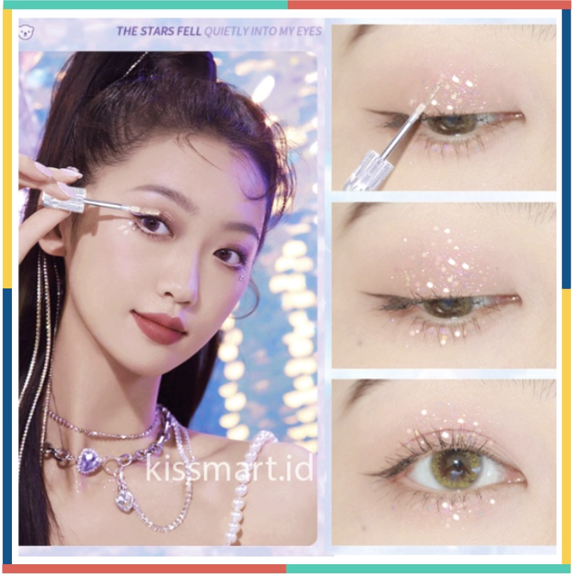 LAMEILA NEW Star Dazzling Glitter Eyeshadow Waterproof LA120 1045