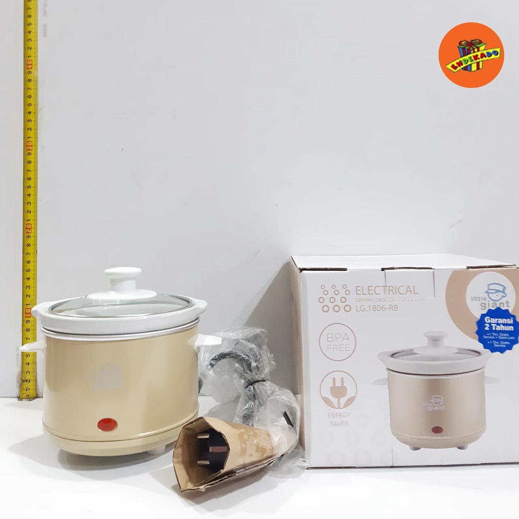 MAKASSAR! LITTLE GIANT LG 1806 SLOW COOKER 0,6L - Slow Cooker