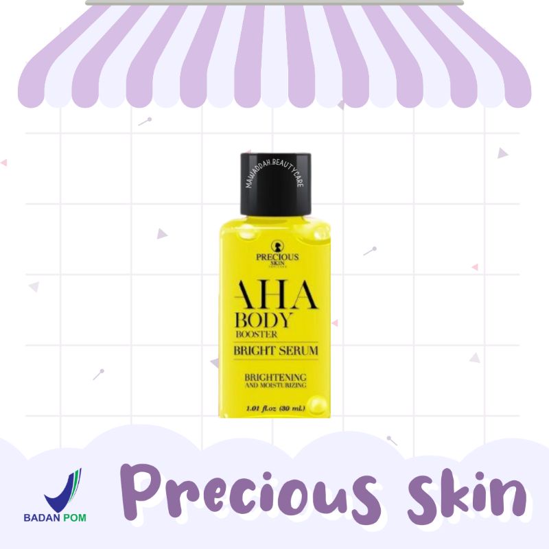 Jual AHA Body Booster Bright Serum Precious Skin | Shopee Indonesia