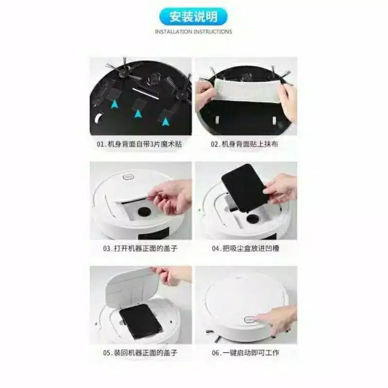 smart vacum cleaning robot sapu ngepel otomatis