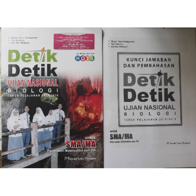 Buku detik detik UN SMA 2020 mapel Biologi Shopee Indonesia