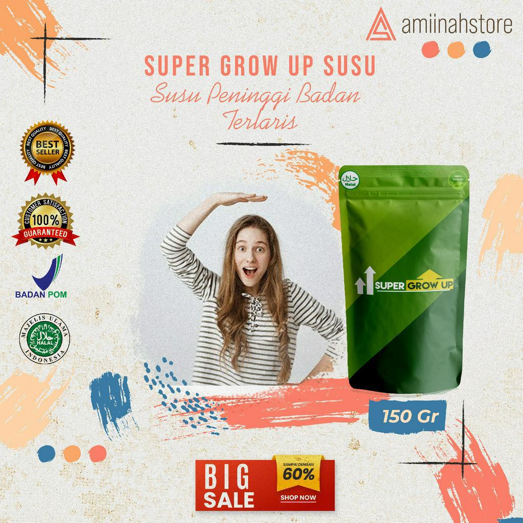 

SUPER GROW UP SUSU – Peninggi Badan Original Terlaris / susu penambah tinggi badan