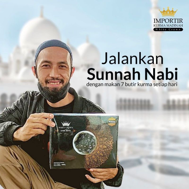 

KURMA AJWA. "WHITE CROWN" 1000g