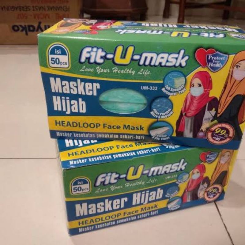 Masker Fit U Mask isi 50 pcs