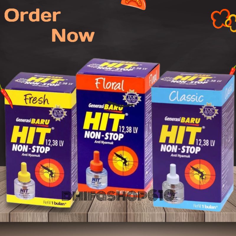 Hit Anti Nyamuk Elektrik Liquid Non Stop Set &amp; Refill