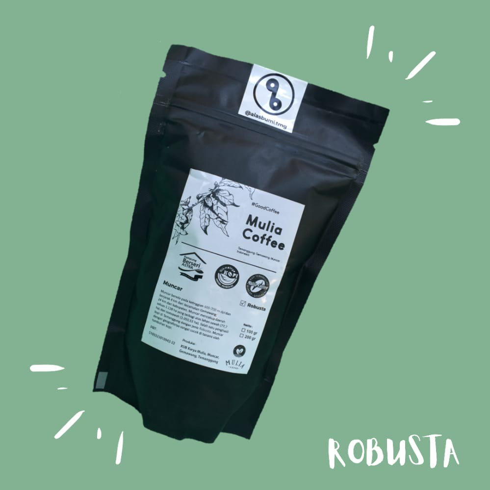 

Robusta Natural Coffee 100Gr