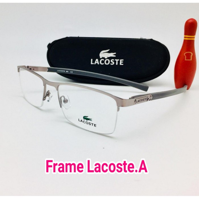 Kacamata Minus Pria - Halt Frame Kacamata Lacoste Sporty Kacamata Pria/Wanita Baca/Minus