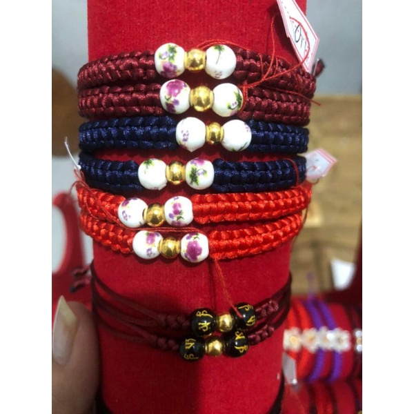 Gelang tali kepang emas