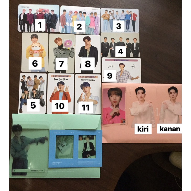 MONSTA X TWOTUCKGOM PHOTOCARD