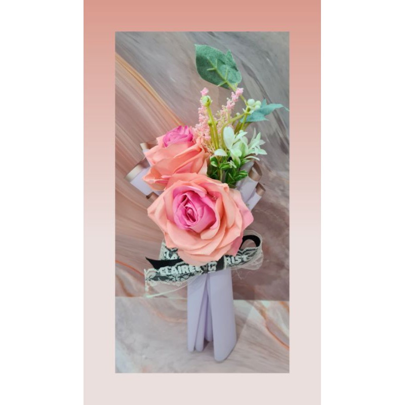 Jual Hand Bouquet Buket Bunga Mawar Sweet Candy Premium Shopee Indonesia