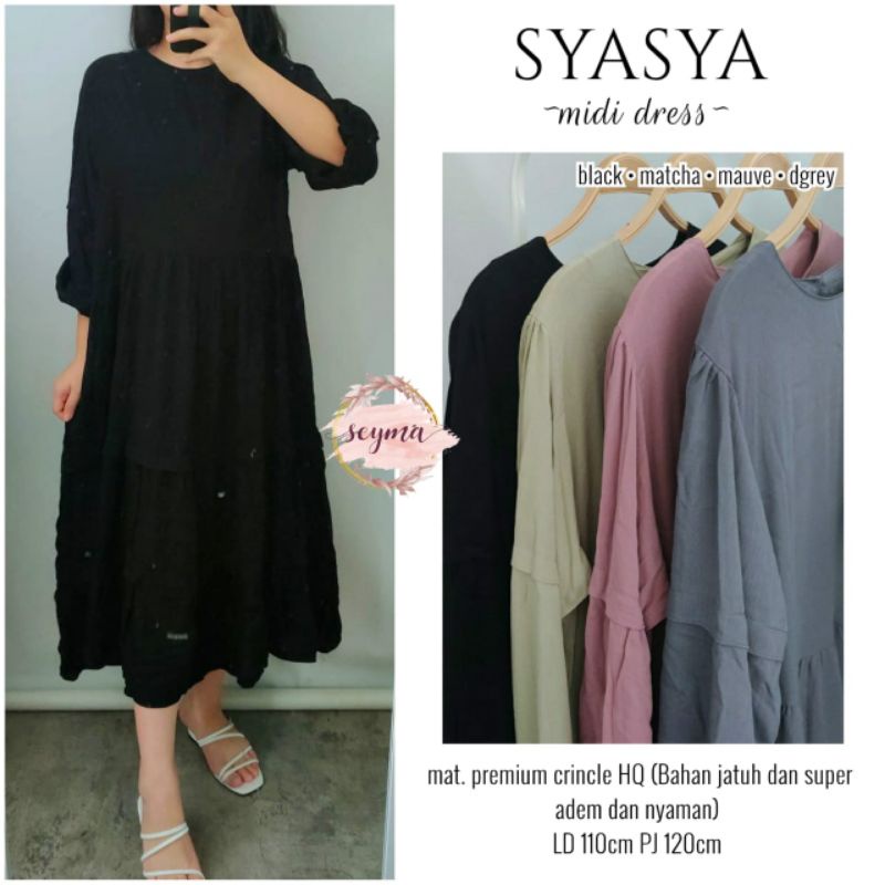 SYASYA MIDI DRESS BEST SELLER