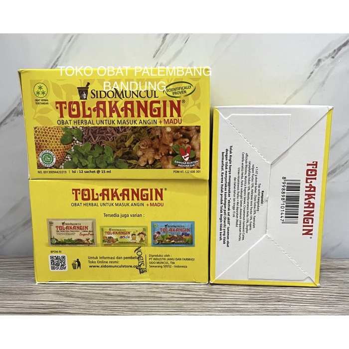 

TOLAK ANGIN SIDOMUNCUL CAIR OBAT HERBAL MASUK ANGIN + MADU