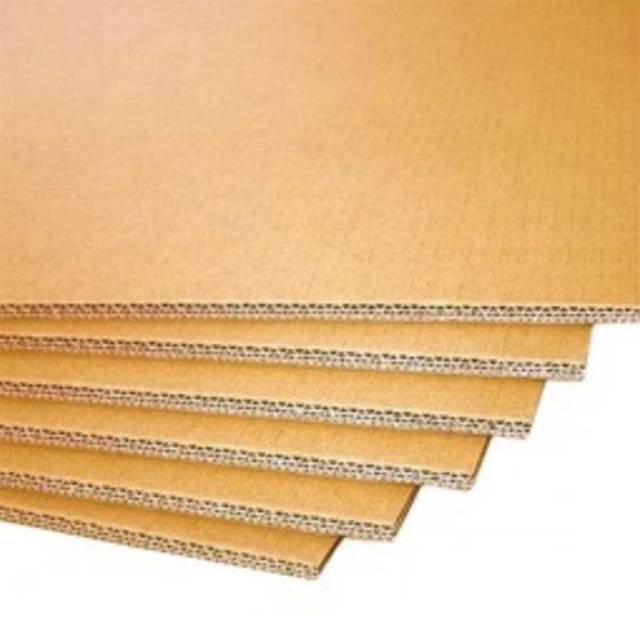 

RB ( 5 lembar ) Kardus gelombang lembaran 1mm /corrugated E Flute 65x100 (READY STOCK)