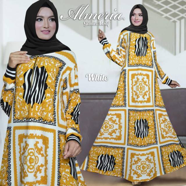 Almeira Maxi Long Dress Fashion Muslim Wanita