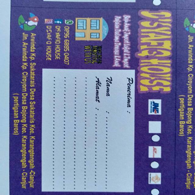 

Stiker olsho bisa request nama olshop