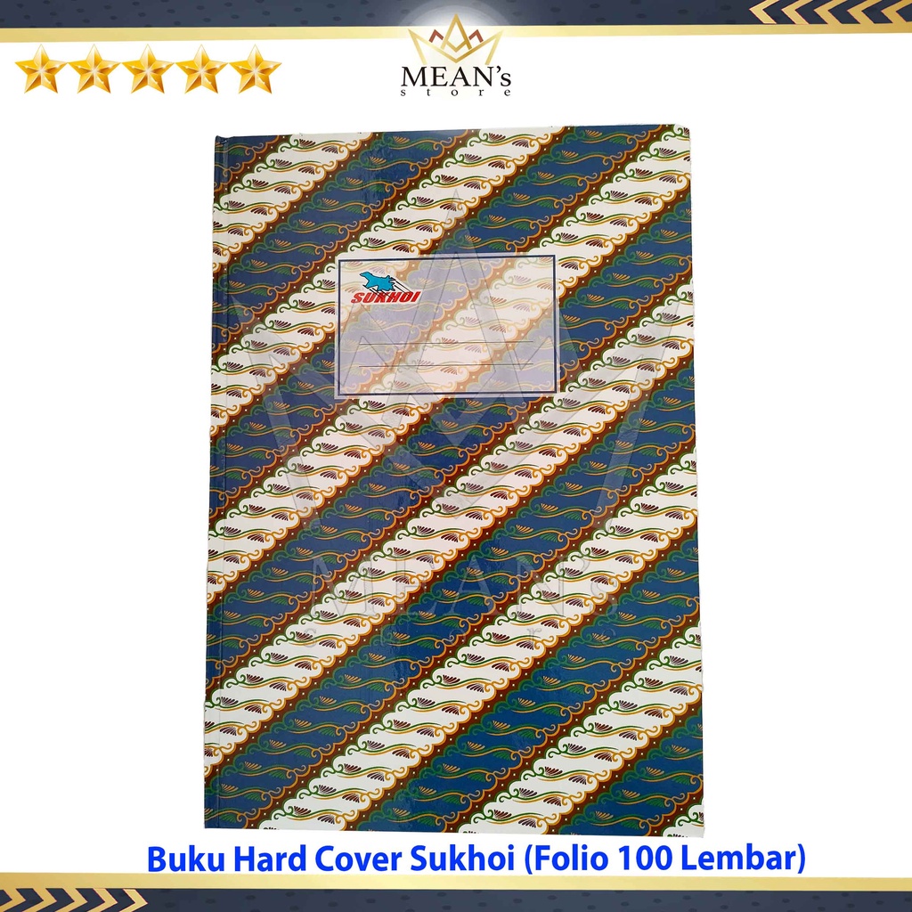 

Buku Hard Cover Sukhoi Folio Isi 100 Lembar / Buku Agenda Besar