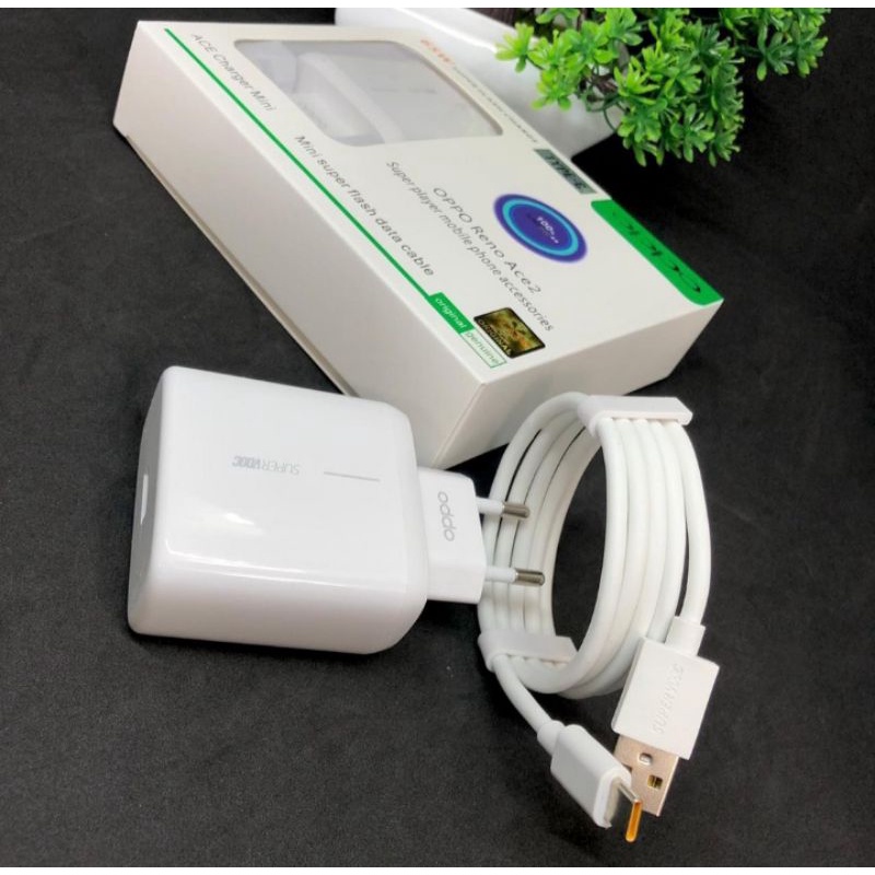 CHARGER ORIGINAL SUPER VOOC OPPO RENO ACE 2 65W TYPE C