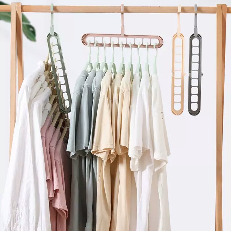 Magic Hanger Gantungan Baju Organizer Multifungsi 9 in 1