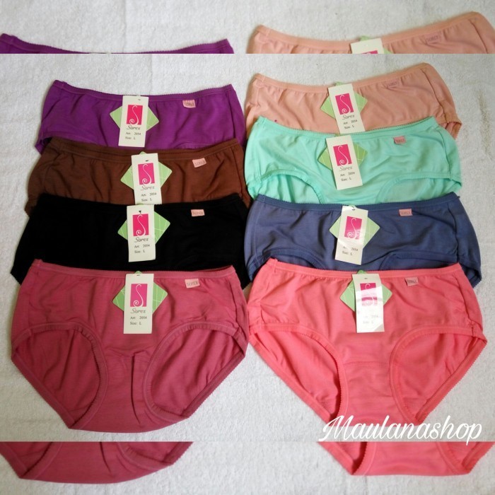 CELANA DALAM WANITA / SOREX / 6PCS CD SOREX 2054 - M