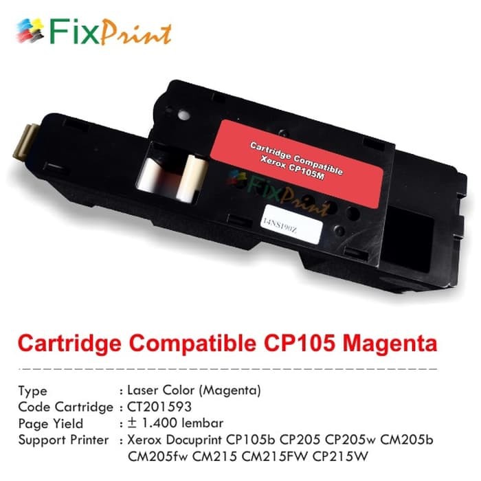 Cartridge Compatible Xerox CP105 CP215W CM215 CM215FW CP205 Magenta FPJNew3325