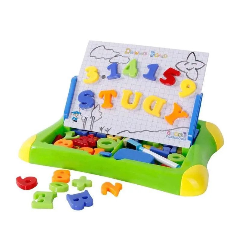 MAGNETIC LEARNING CASE DRAWING BOARD 2 IN 1/ MAINAN PAPAN TULIS MAGNET / PAPAN TULIS ANAK MAGNET