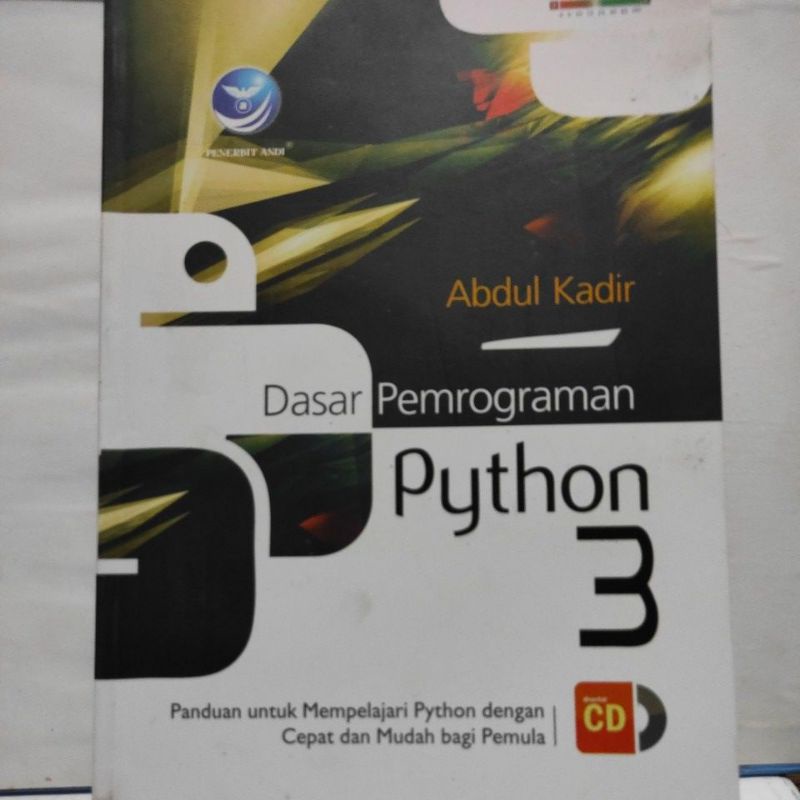 Jual Buku Dasar Pemrograman Python 3 Panduan Untuk Mempelajari Python Dengan Capat Dan Mudah 2663