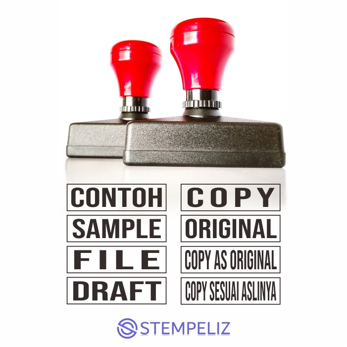 

Stempel Copy Sesuai Aslinya, Copy, Original, Contoh, Sample, File, Draft, dll