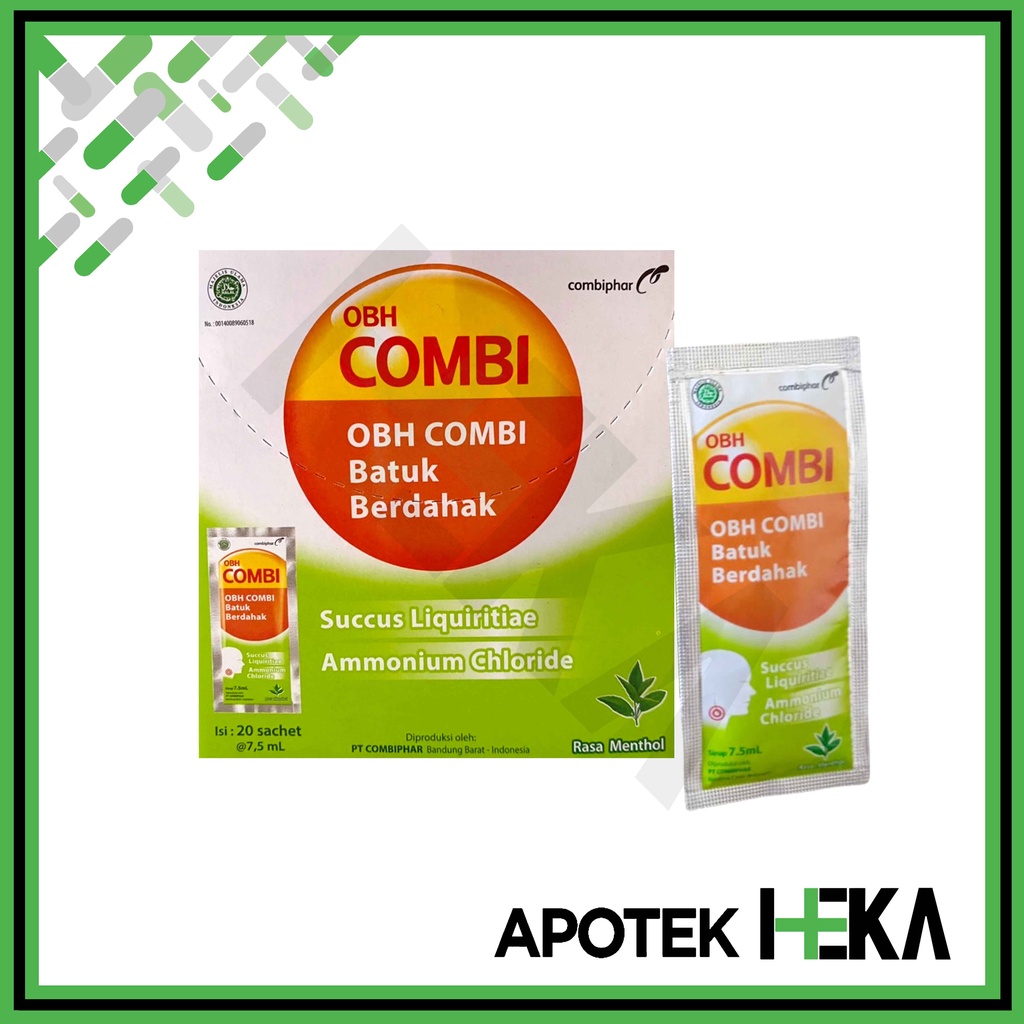 OBH Combi Sachet Box isi 20 Sachet - Obat Batuk Berdahak (SEMARANG)