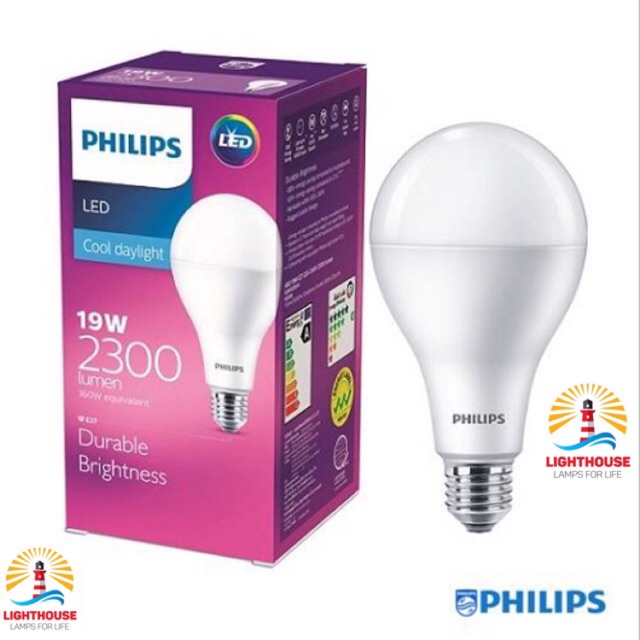 Lampu Led Bulb 19W Philips LED Bulb 19 Watt E27 Putih Cool Daylight A80