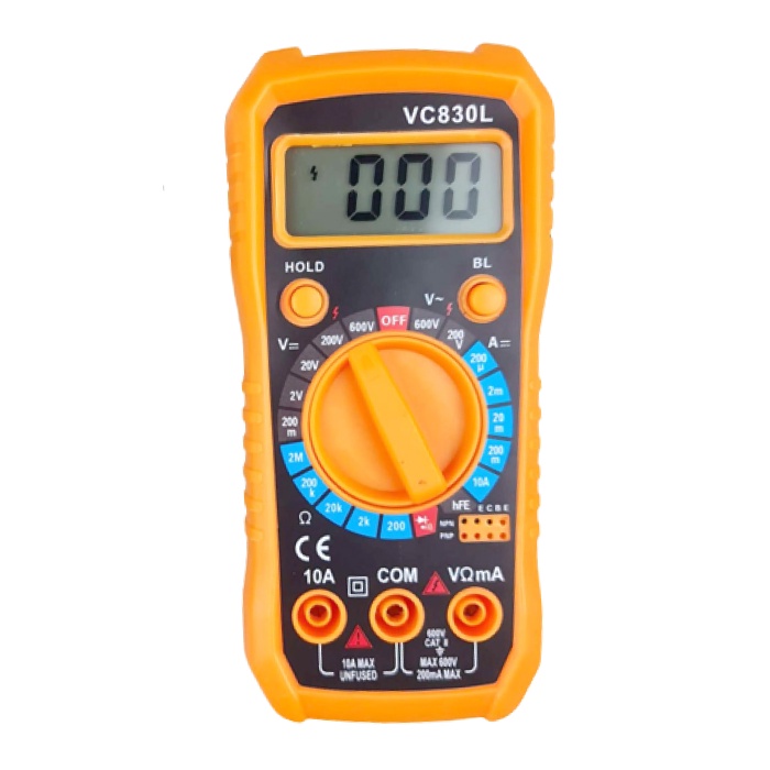 Multimeter Digital Ac Dc Voltage VC830L