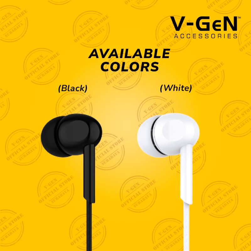 Headset Murah V-GeN VEP1-09 Wired Handsfree Earphone Headset Original HD Sound